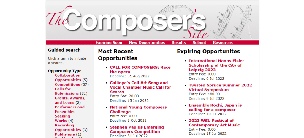 The composer's site, ¿A qué te dedicas cuando estudiaste composición musical?